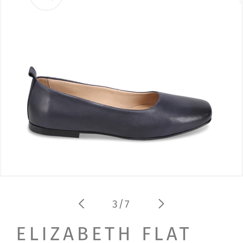 Bueno Navy Blue Flats